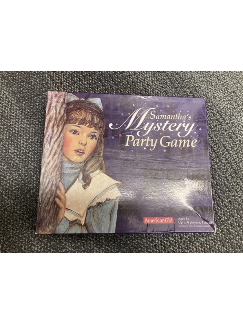 American Girl Doll SAMANTHA Samantha's MYSTERY PARTY GAME child kid board game